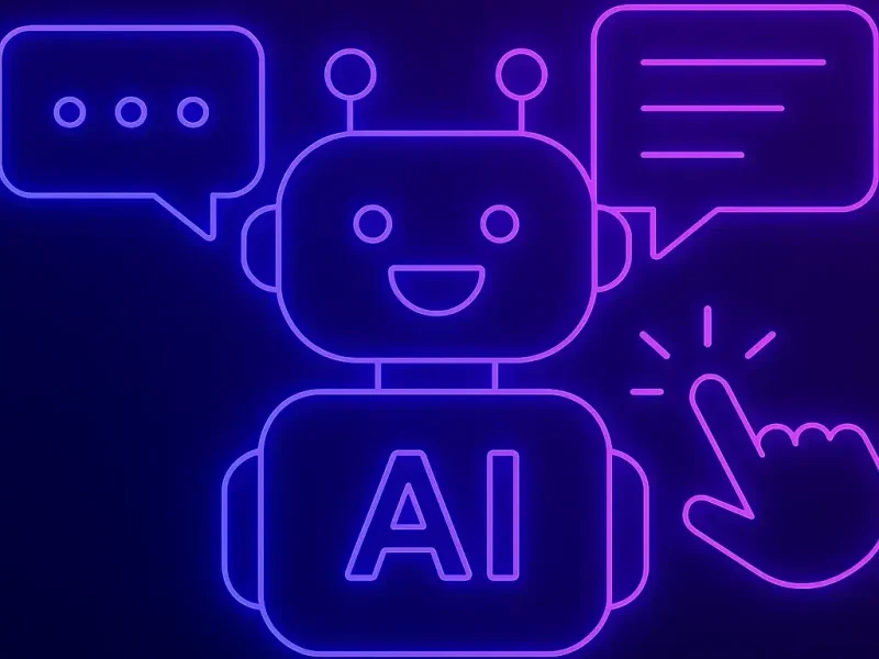 alt=”Neon AI chatbot icon representing Seovative’s advanced AI chatbot solutions, featuring interactive messaging, automated customer support, and 24/7 conversational AI for websites and businesses. Optimized for SEO, AEO, GEO, and VSO targeting, this digital assistant service improves customer engagement, boosts conversions, and streamlines communication for local and global companies.” /> alt="Neon AI chatbot icon representing Seovative’s advanced AI chatbot solutions, featuring interactive messaging, automated customer support, and 24/7 conversational AI for websites and businesses. Optimized for SEO, AEO, GEO, and VSO targeting, this digital assistant service improves customer engagement, boosts conversions, and streamlines communication for local and global companies." />